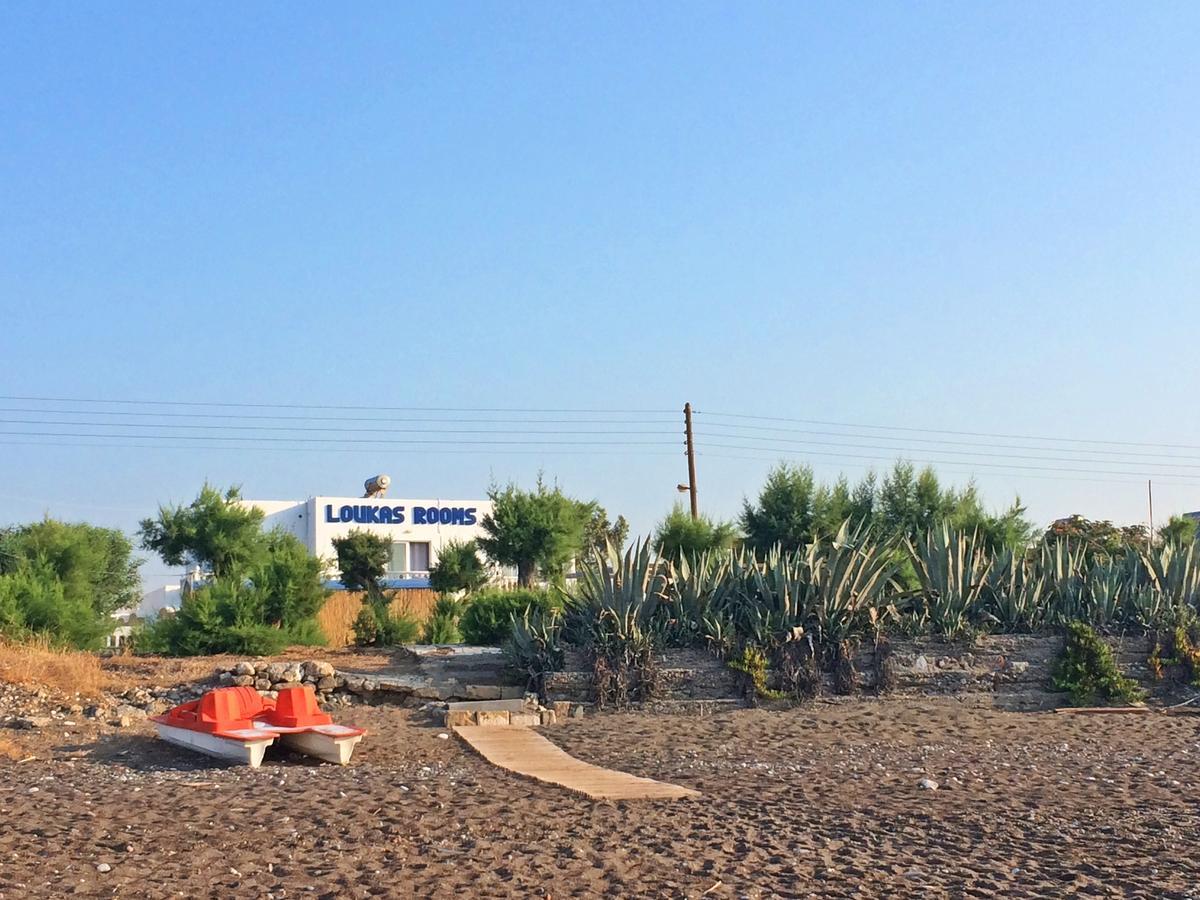 Loukas Beach Rooms Kiotari Eksteriør billede